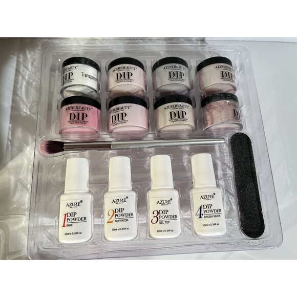 Nails Dipping Powder Drizzle Azure Latorice READ DESCRIPTION - Picture 3 of 4